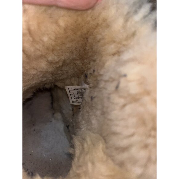 Uggs boots size 9 beige color With Bow On The Back For Women Warm Comfortable - Picture 4 of 5